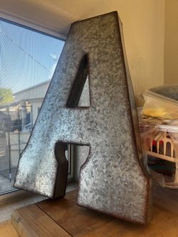 Metal Letter A