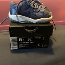 Jordan 11 RETRO LOW GT Blue Size 5c