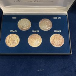 US / Copies Morgan dollars (Not silver ) 5 pieces 
