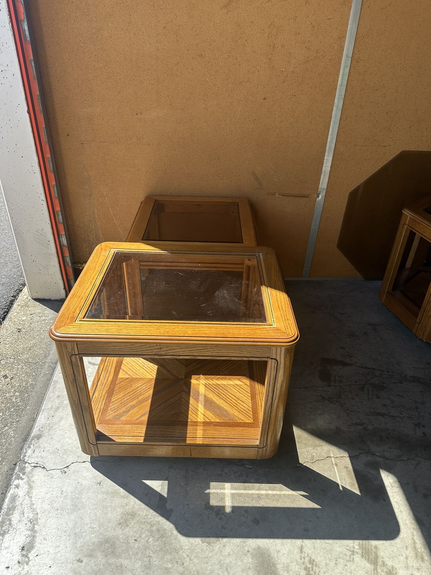 glass coffee table