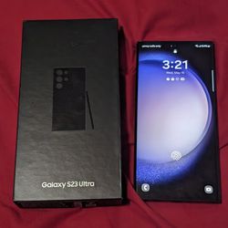 Unlocked Samsung Galaxy S23 Ultra Cell Phone Black 512gb