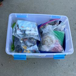 Tote Full Of Legos And Books
