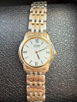 Citizen Women's Eco-Drive Dress Classic Two Tone Gold Stainless Steel Watch