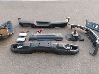 2023 JEEP RUBICON STEEL BUMPERS AND PARTS