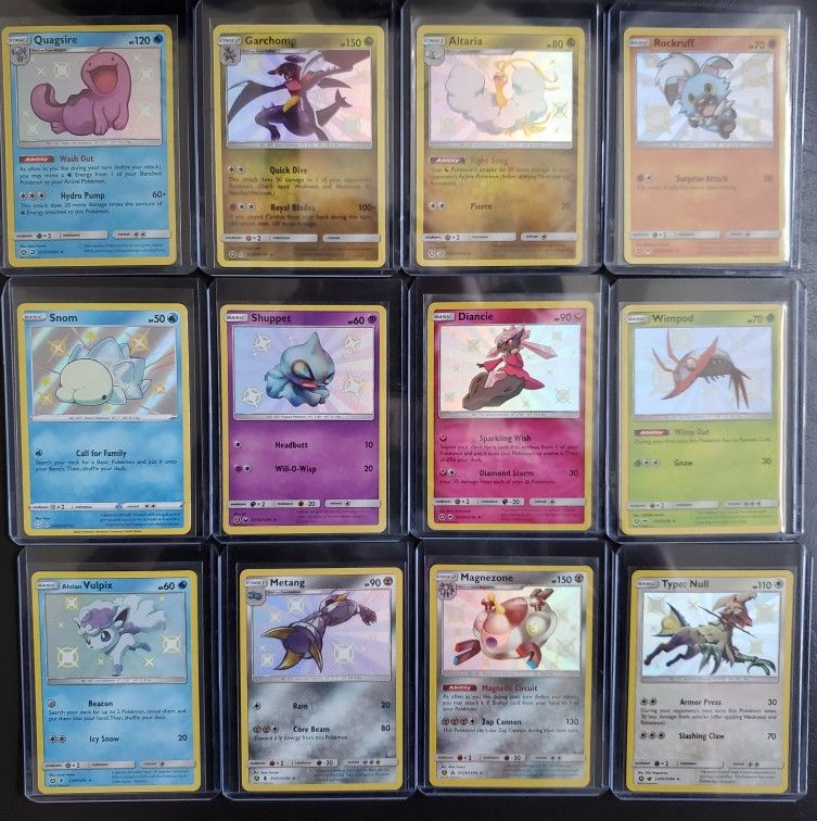 Pokemon Hidden Fates SV Cards (Lot)
