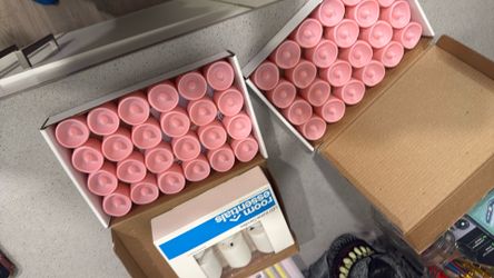 Pink tea led candles
