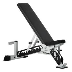 TITAN Series Adjustable Bench - White