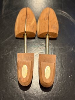 Pair of Stapleton Shoe Cedar Wood Shoe Tree Brass Hardware Size M