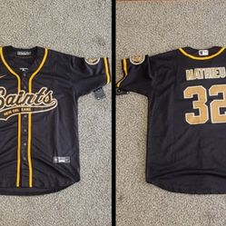 New Orleans Saints Tyrann Mathieu Baseball Jersey 