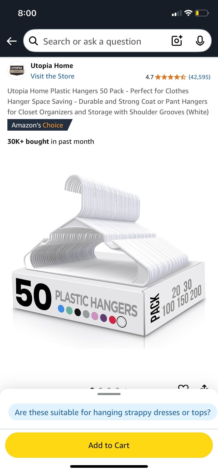 Never Used Hangers