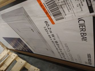 Glacier bay Lancaster 60" w vanity white W cultured marble Top Beautiful piece by appointment only