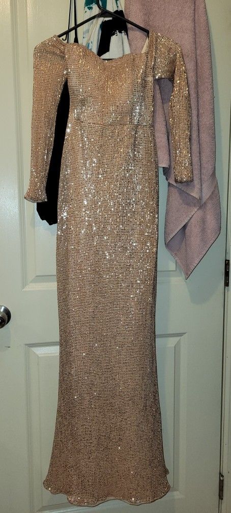 Gold Seguin Dress