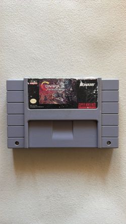 Contra III The Alien Wars SNES Cartridge
