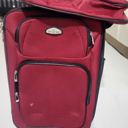 Dockers Red Roller Luggage Sets