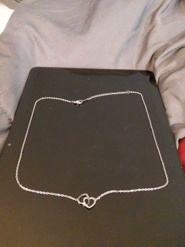 Miracles Do Happen "ONE LOVE" Sterling Silver Necklace 