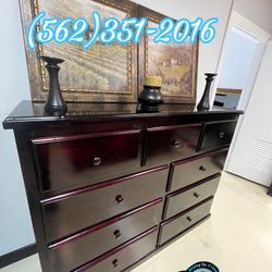 Nine Drawer Cherry Pinewood Cajonera Comoda Nueva Bonita 