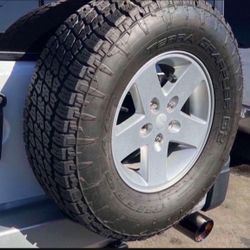 Keep Wrangler Rims Tires