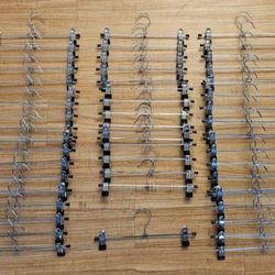 Lot of 50 Pant/Skirt Metal Adjustable Hangers