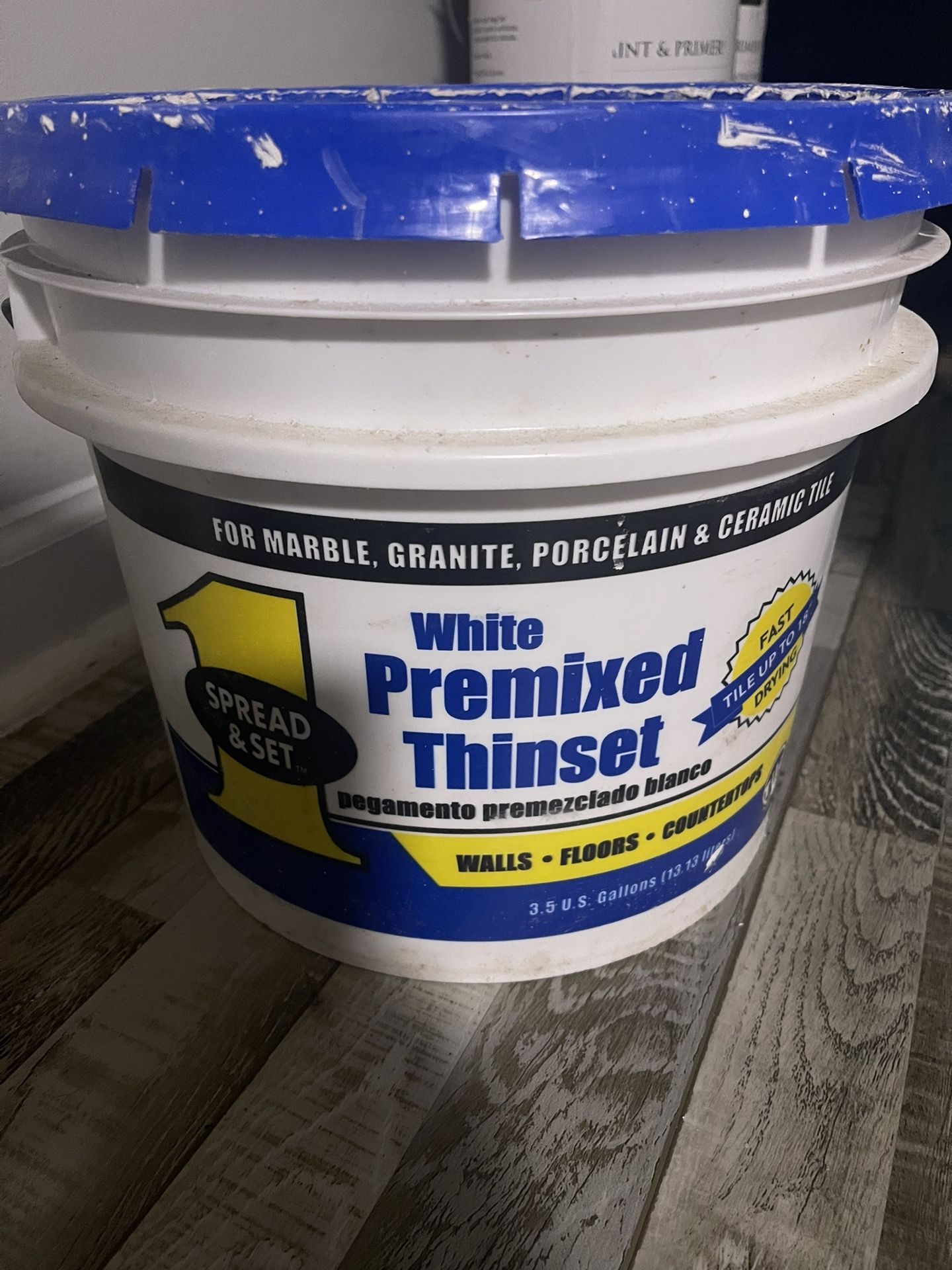 White premixed thinset