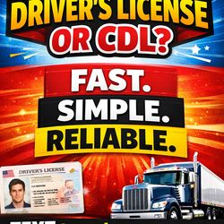 Driver’s license and cdl