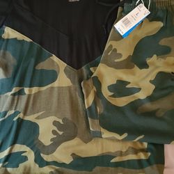 Adidas Shirt & Pants Mens L
