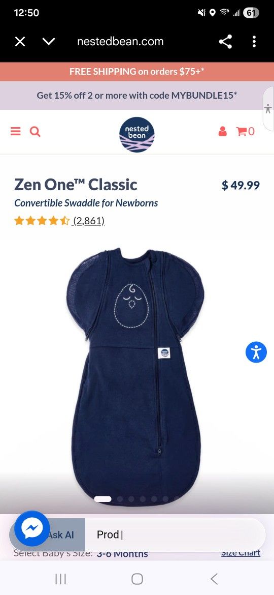 Swaddle for Newborns/Manta envolvente para recién nacidos