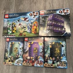 Lego Harry Potter Moments, Quidditch, And Knight Bus Lot New