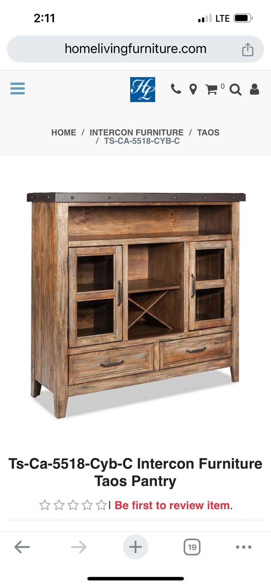 Intercom Dining Pantry