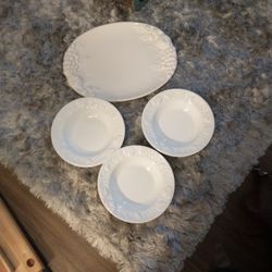 Platter And Serving Bowls Set 
