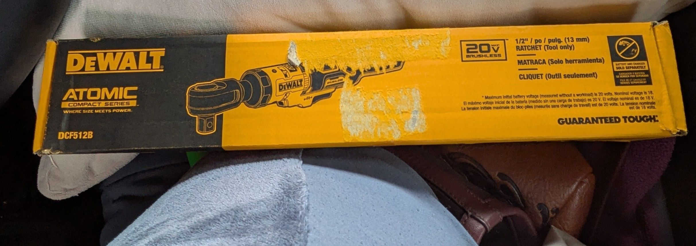 New DeWalt 20v 1/2 Ratchet 
