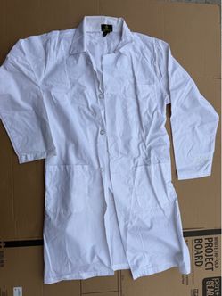 2 Whte Labcoats - Size Small, A few Stains. Priced for Fast Sale!