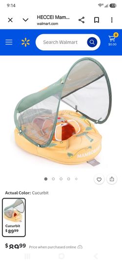 HECCEI Mambobaby Baby Swim Float with Canopy