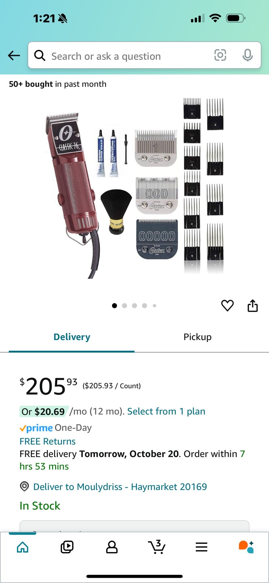 New Oster Trimer For Pets
