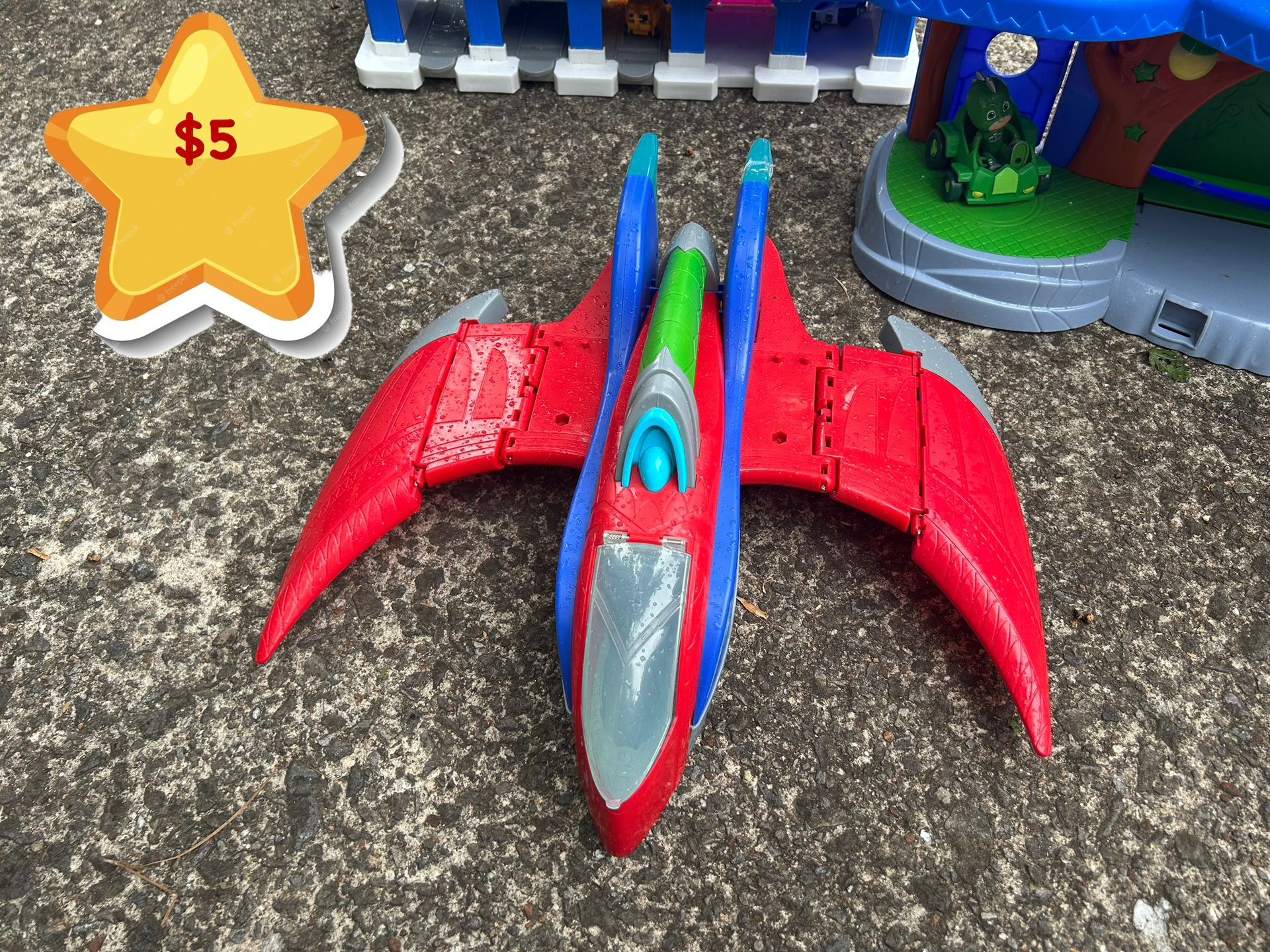 PJ MASK OWLETTE glider Toy Airplane