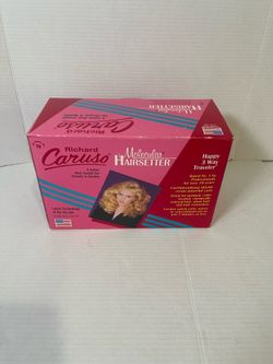 Richard Caruso Molecular Steam Hair setter 14 roller curlers Clips Case set