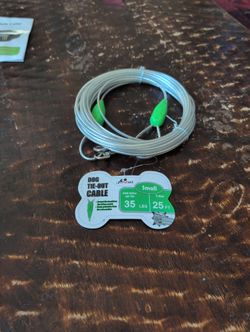 Dog Tie , 25' Feet , Up to 35 lb "Pounds"