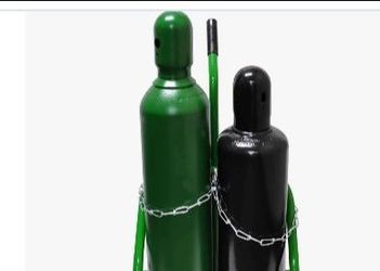 Oxyacetylene torch setup
