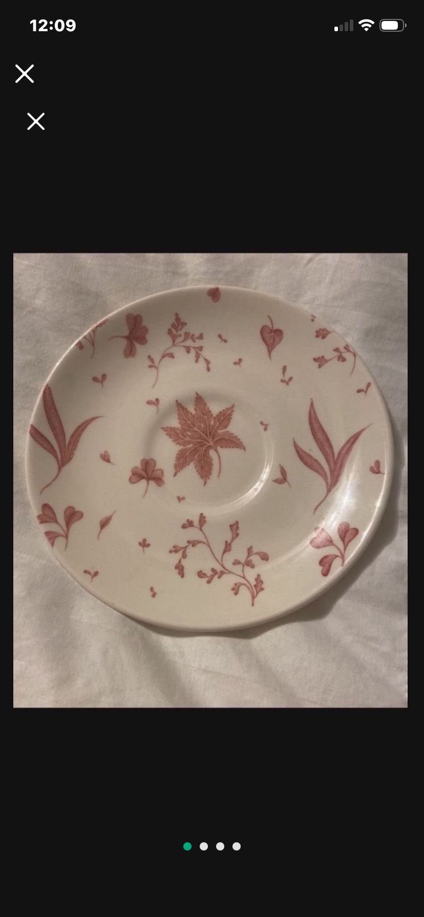 Johnson Bros. "Floating Leaves" Made In England China Saucer