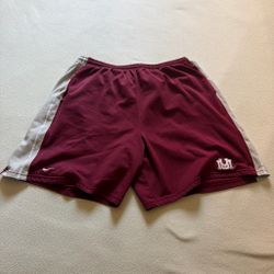 Red basketball shorts nice quality
