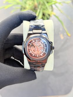 Watch New Royal Skeleton Black Steel Edition