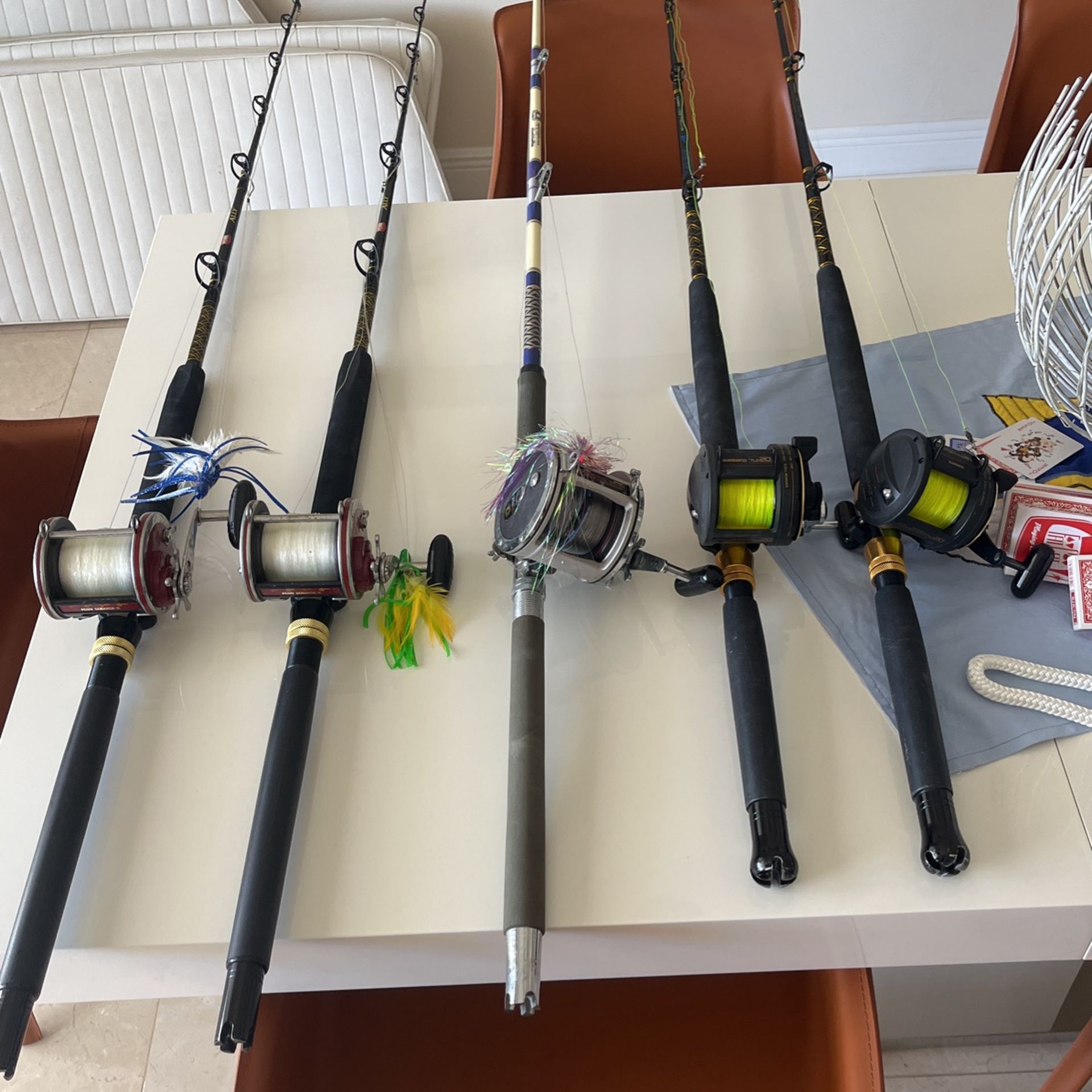 Shimano TLD 20 Senator 113 HLW Diawa Trolling Rod And Reel Combo