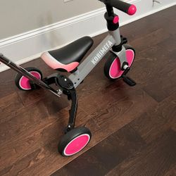 Kids' tricycle, 2-in-1