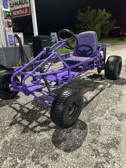 go-kart all purple