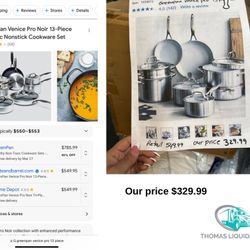 Green pan 13 Pc Cookware 