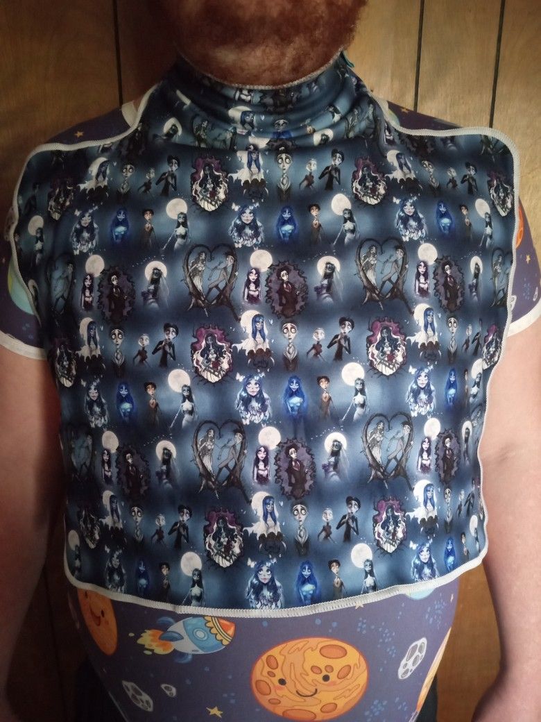 Corpse Bride Adult Size Bib ABDL