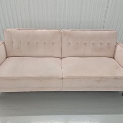 Convertible Velvet Sofa
