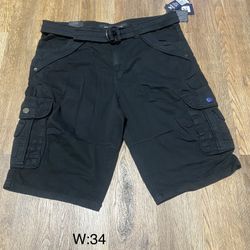 🎉$10 XRAY Canvas Flat-Front Cargo Shorts Men's 