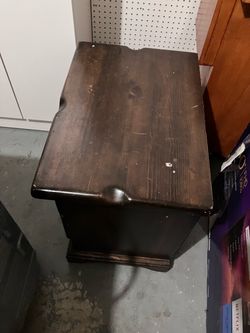 Wooden nightstand