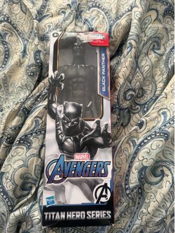 Marvel Avengers 12” Black Panther Titan Heron Series good condition