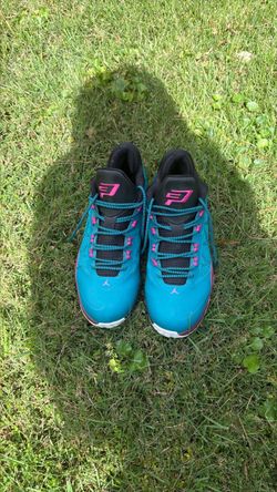 Jordan CP3 Basketball Sneakers Teal Pink